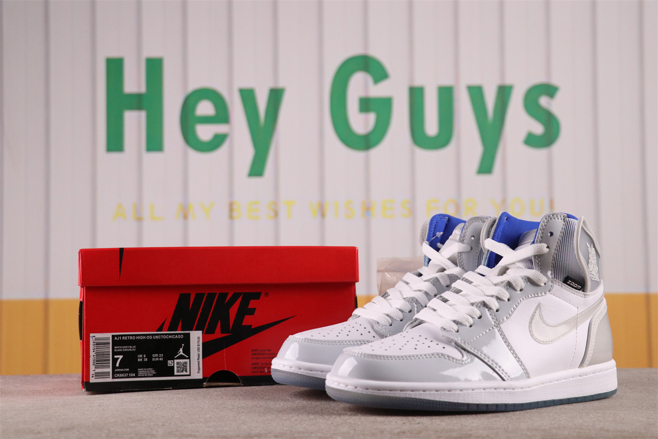 US$31 Air Jordan 1 Air Jordan 1 High Zoom CK6637-104 Size 36-47.5