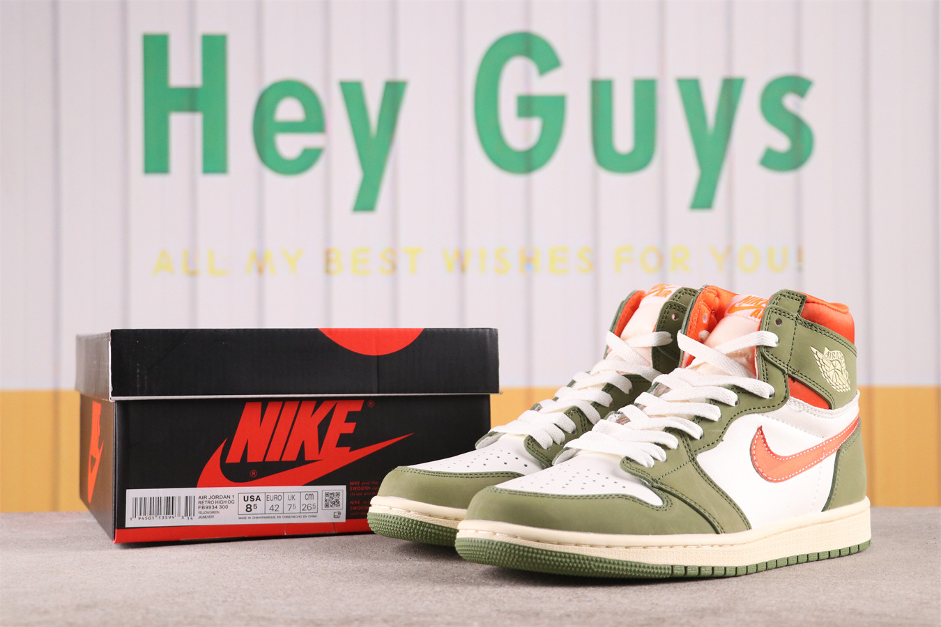 US$31 Air Jordan 1 High OG Craft Celadon FB9934-300 Size 36-4