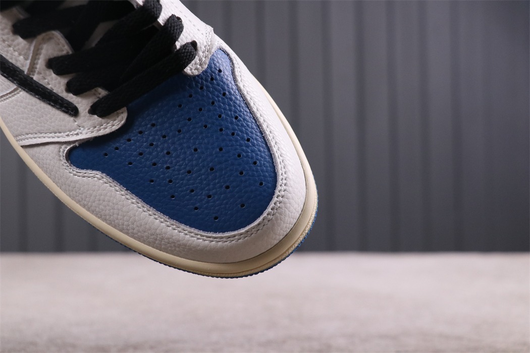 US$36 Travis Scott Air Jordan 1 Hi Military Blue DH3227-105 Size 36-47
