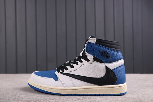 US$36 Travis Scott Air Jordan 1 Hi Military Blue DH3227-105 Size 36-47