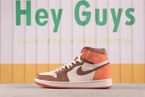 US$44 Air Jordan 1 High OG Dusted Clay FQ2941-200 橘棕 Size 36-46