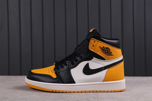 US$49 Air Jordan 1 High  OG Yellow Toe 555088-711 Size 36-45