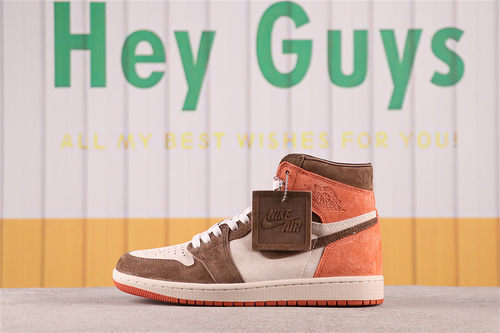 US$53 Air Jordan 1 High OG Dusted Clay FQ2941-200 橘棕 Size 36-47.5