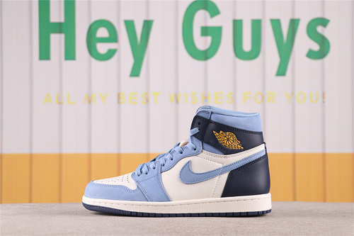 US$53 Air Jordan 1 High OG First in Flight FD2596-400 北卡 Size 36-47.5