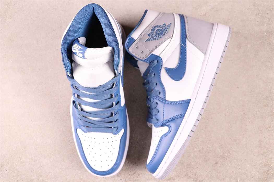 US$53 Air Jordan 1 High OG True Blue DZ5485-410 Size 36-46