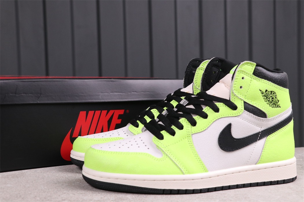 US$53 Air Jordan 1 High OG Volt 555088-702 Size 36-47.5