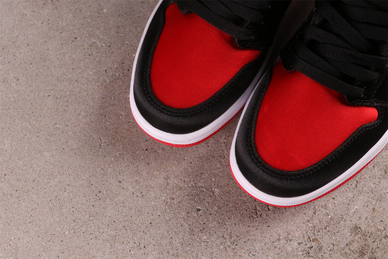 US$57 Air Jordan 1 High OG Satin Bred FD4810-061 Size 36-46