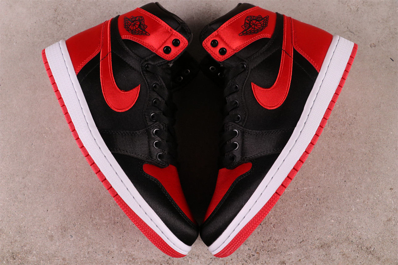 US$57 Air Jordan 1 High OG Satin Bred FD4810-061 Size 36-46