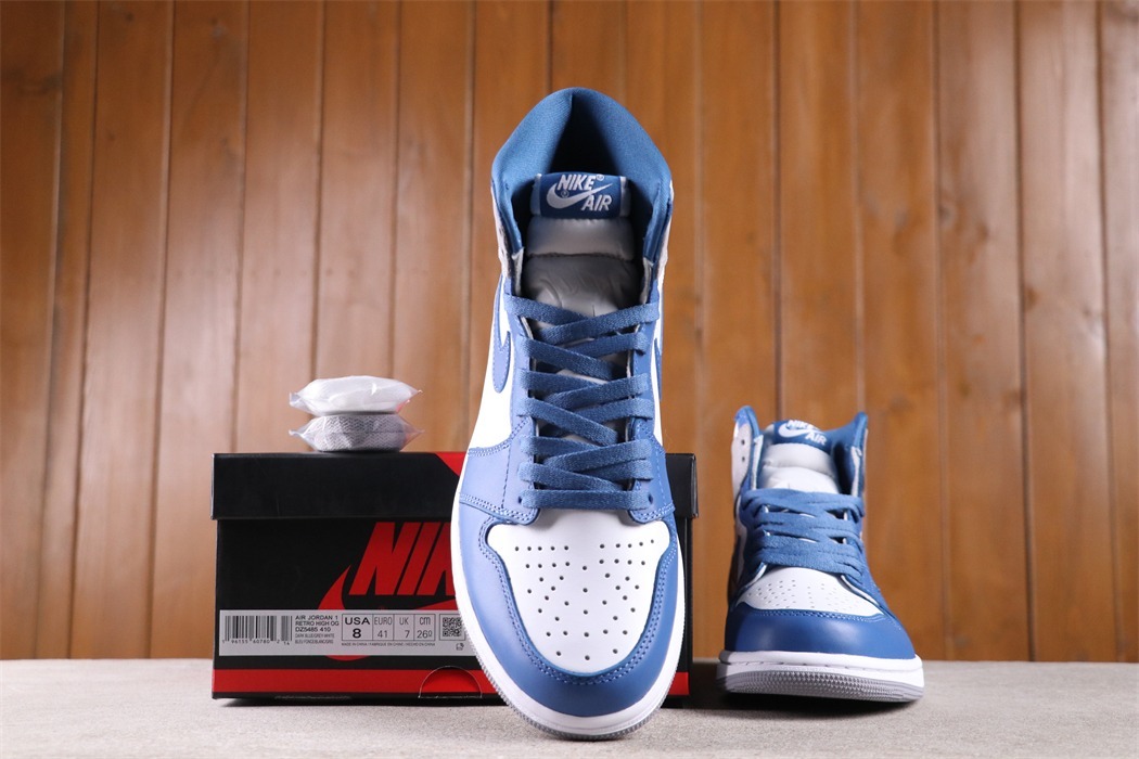 US$57 Air Jordan 1 High OG True Blue DZ5485-410 Size 36-47.5