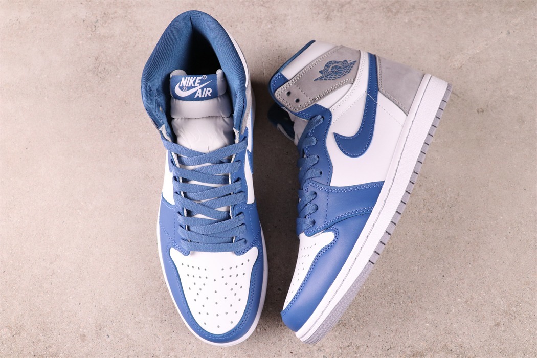 US$57 Air Jordan 1 High OG True Blue DZ5485-410 Size 36-47.5