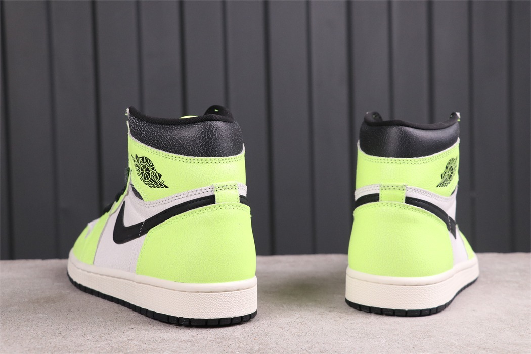 US$58 Air Jordan 1 High  OG Volt 555088-702  Size 36-47.5