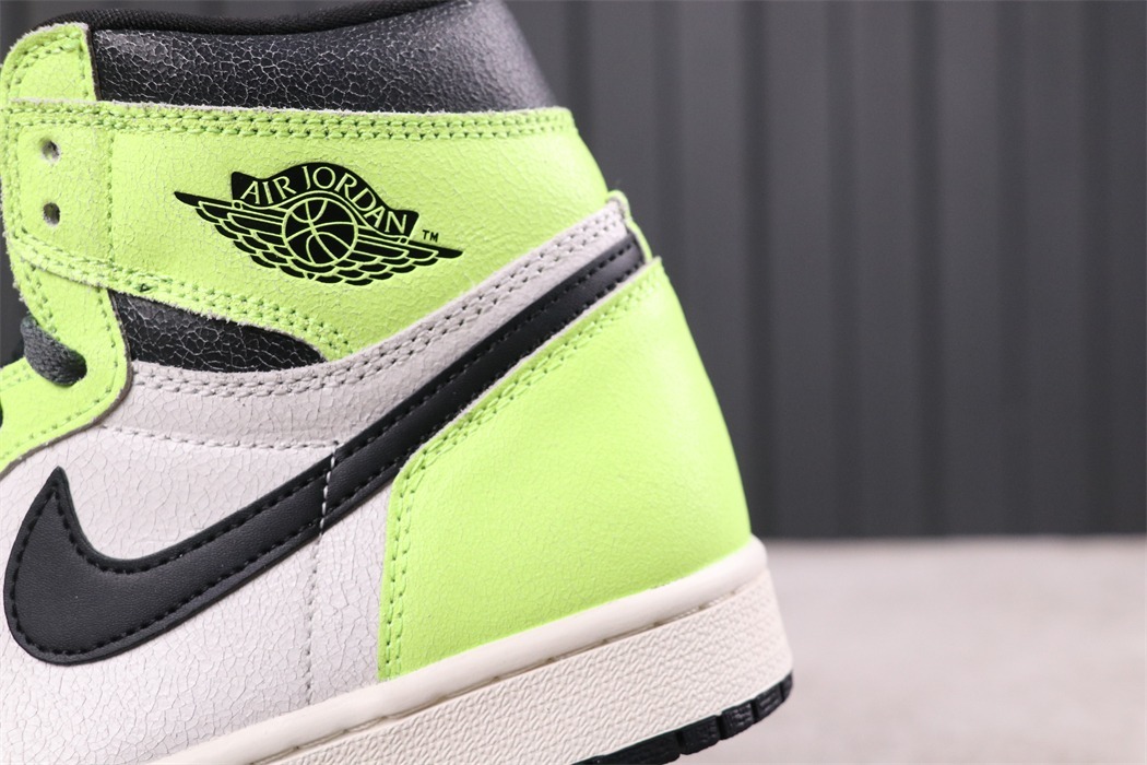 US$58 Air Jordan 1 High  OG Volt 555088-702  Size 36-47.5