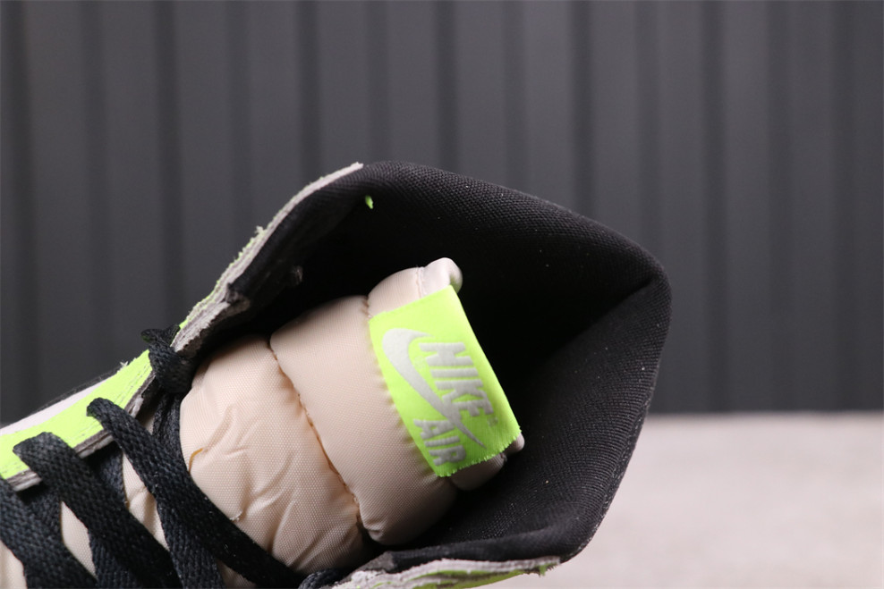 US$58 Air Jordan 1 High  OG Volt 555088-702  Size 36-47.5