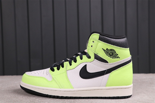 US$58 Air Jordan 1 High  OG Volt 555088-702  Size 36-47.5