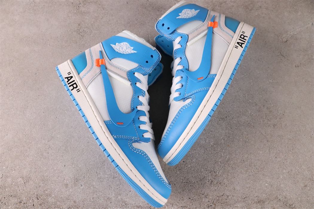 US$62 OFF-WHITE Air Jordan 1 UNC AQ0818-148 Size 36-47.5