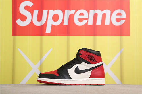 US$79 Air Jordan 1 High OG Bred Toe 555088-610 黑红脚趾 Size 36-47.5（36 36.5 37.5 38 38.5 39 40.5 41 42