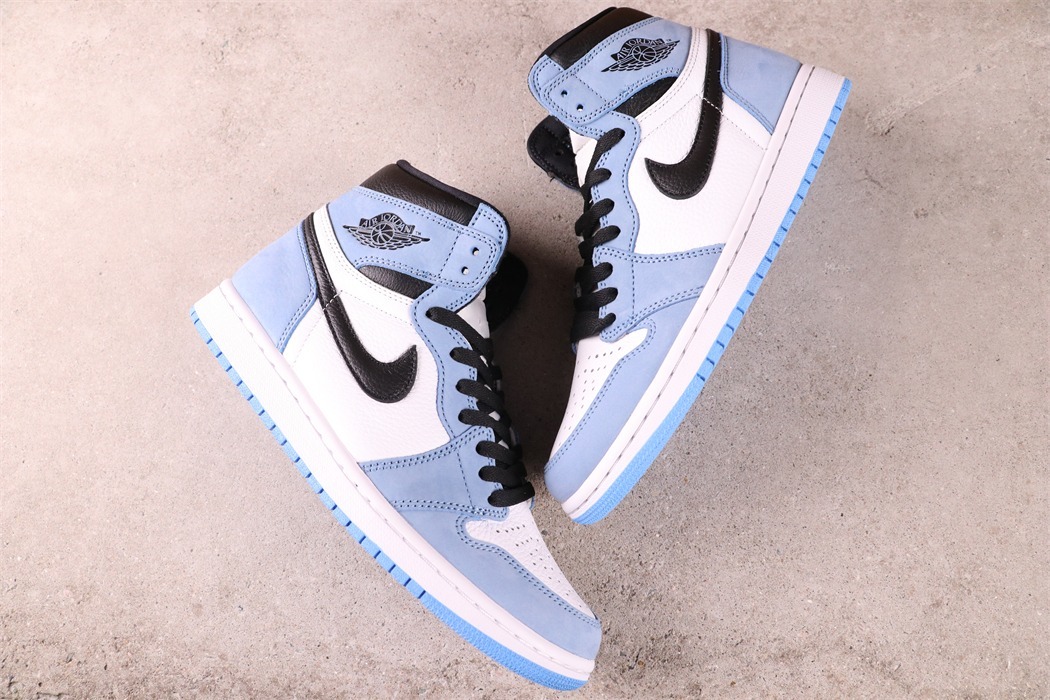 US$80 Air Jordan 1 High “University Blue” 555088-134Size 36-47.5