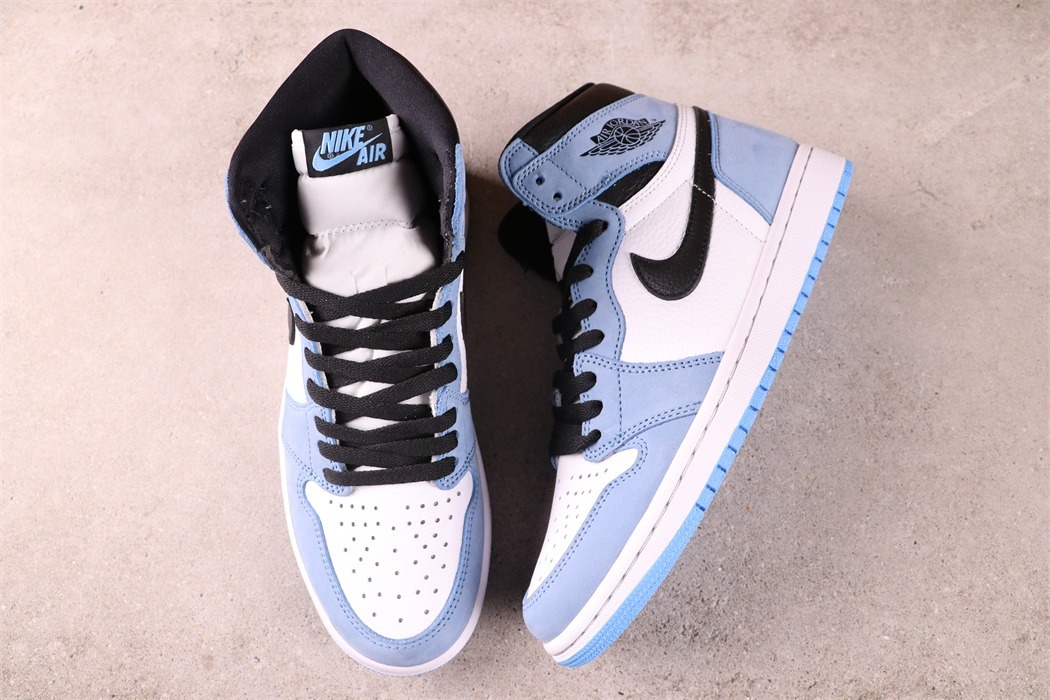 US$80 Air Jordan 1 High “University Blue” 555088-134Size 36-47.5