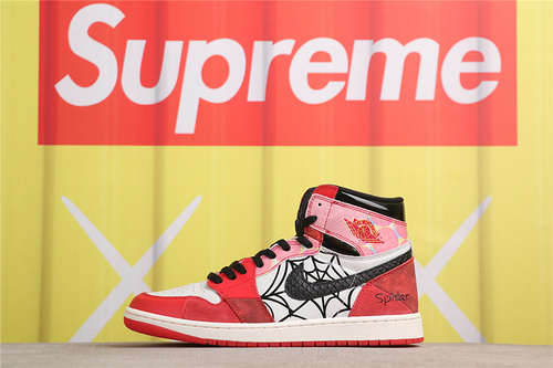 US$84 Spider-Man Across the Spider-Verse x Air Jordan 1 High OG DV1748-601 蜘蛛侠 Size 40-48.5（40 40.5