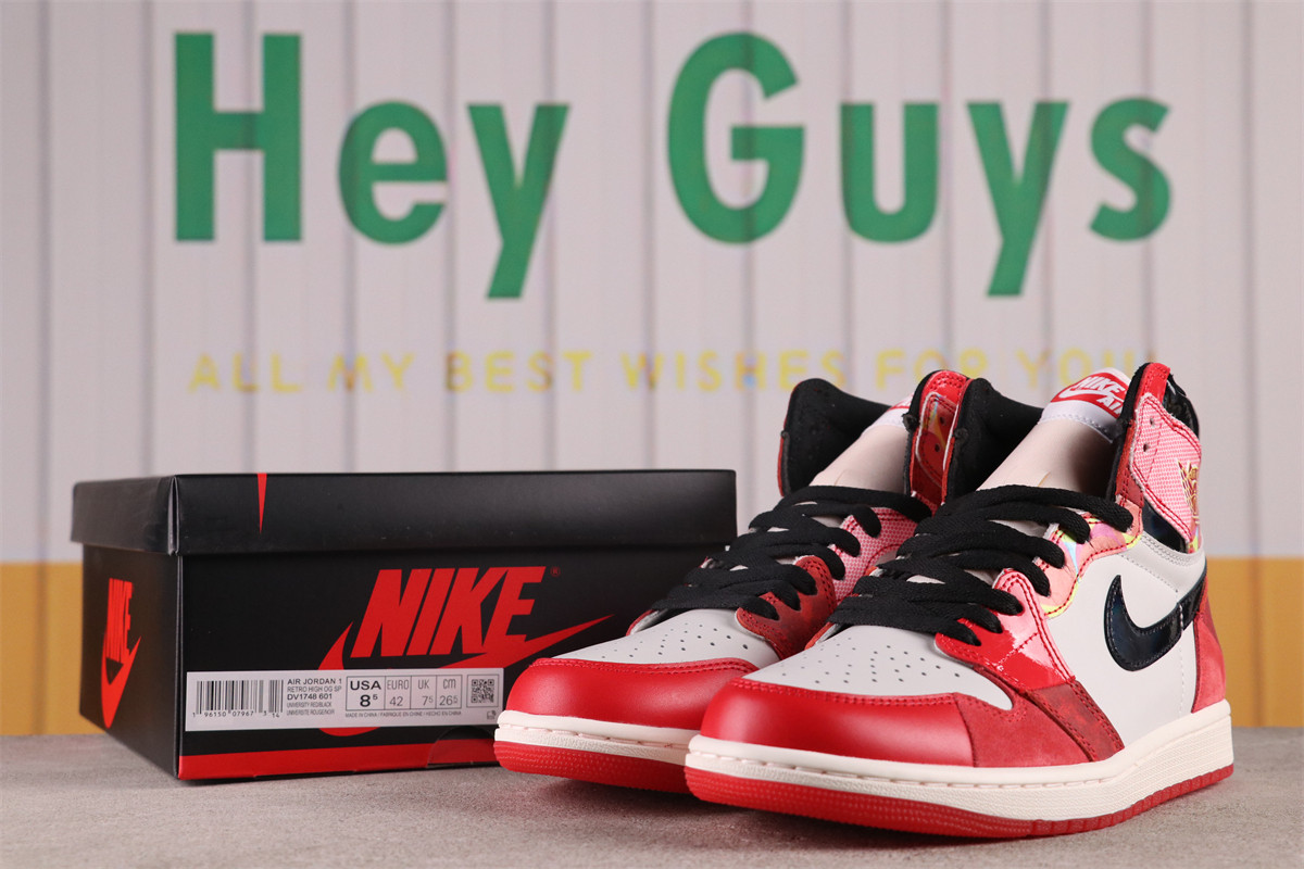 US$88 Air Jordan 1 High OG Spider-Verse DV1748-601 Size 40-47.5