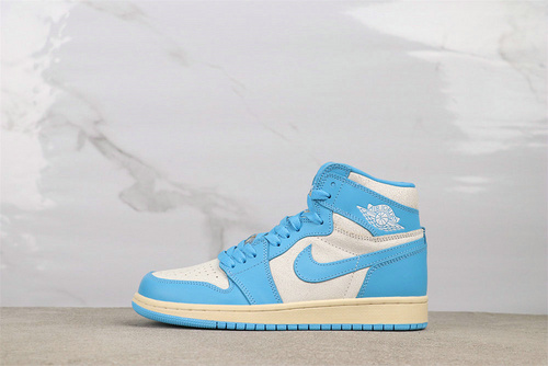 ????USD$31  Air Jordan 1 High OG “UNC Reimagined”   Style：DZ5485-402