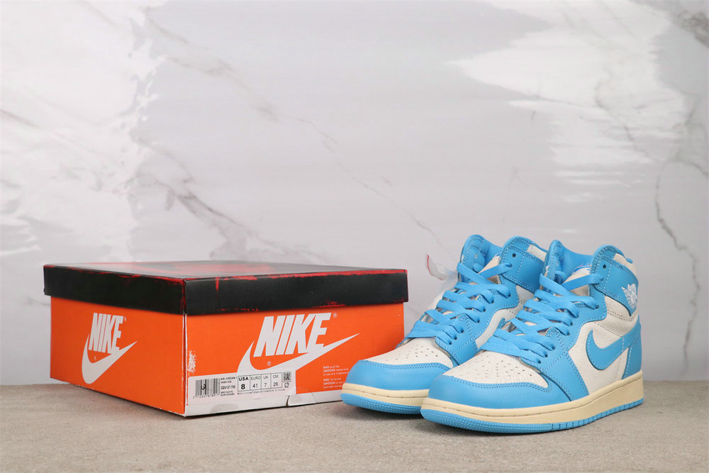 ????USD$31  Air Jordan 1 High OG “UNC Reimagined”   Style：DZ5485-402