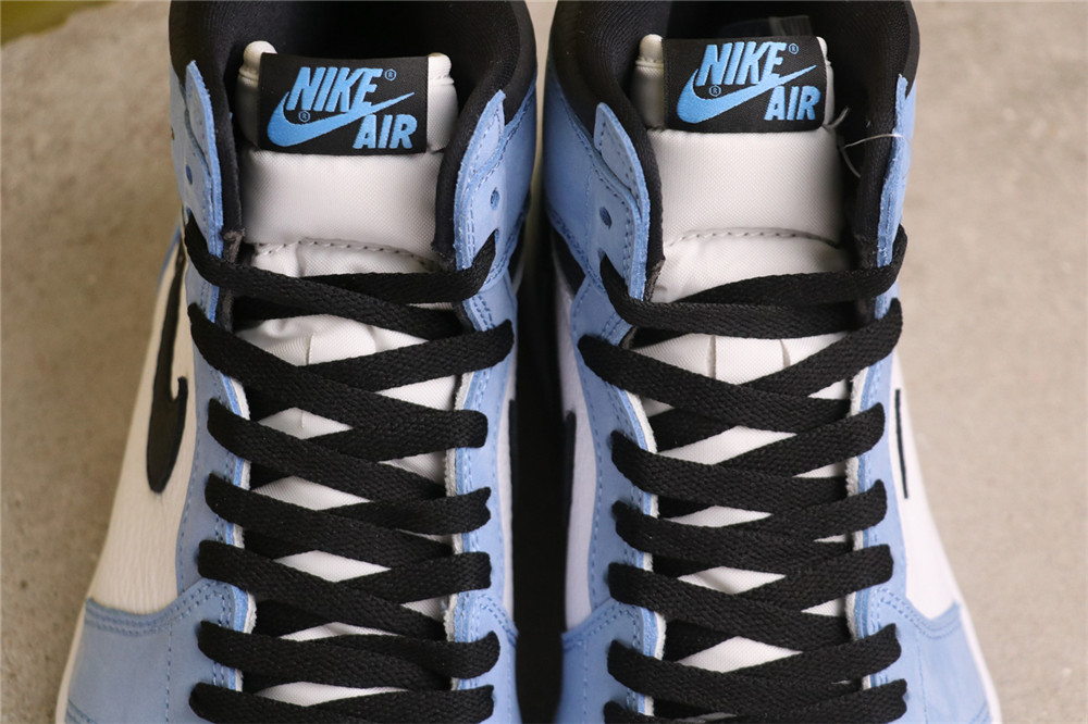 USD$79 Air Jordan 1 High University Blue 555088-134 大学蓝 Size 36-47.5