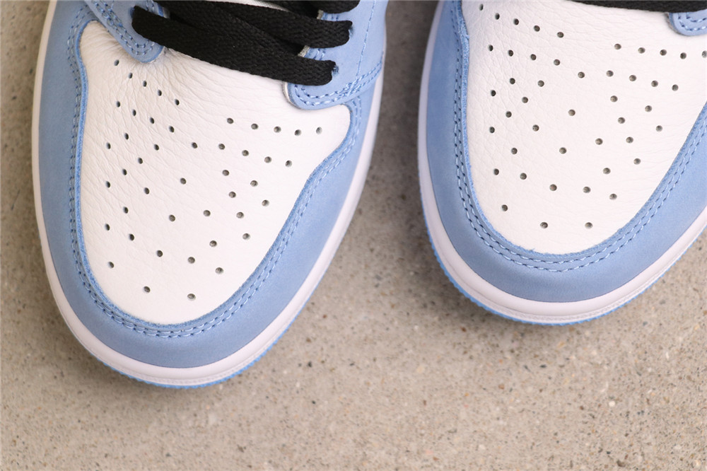 USD$79 Air Jordan 1 High University Blue 555088-134 大学蓝 Size 36-47.5