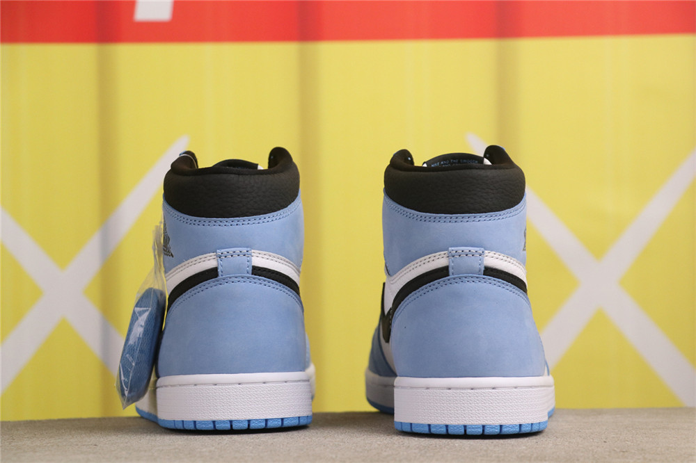 USD$79 Air Jordan 1 High University Blue 555088-134 大学蓝 Size 36-47.5