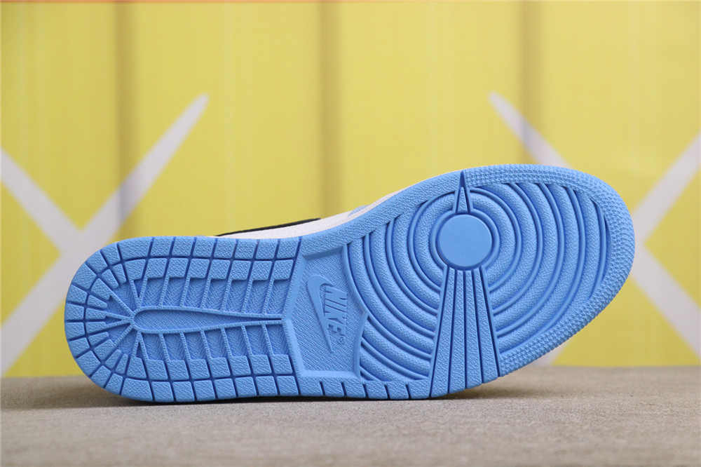 USD$79 Air Jordan 1 High University Blue 555088-134 大学蓝 Size 36-47.5