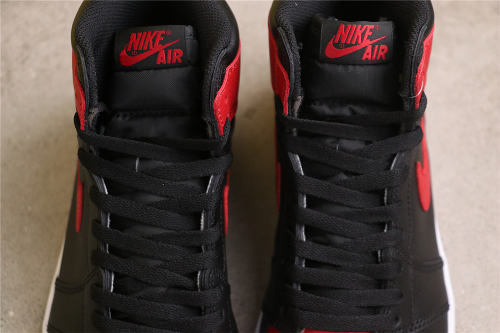 USD$79 Air Jordan 1 OG High Banned 555088-001 黑红禁穿 Size 36-47.5