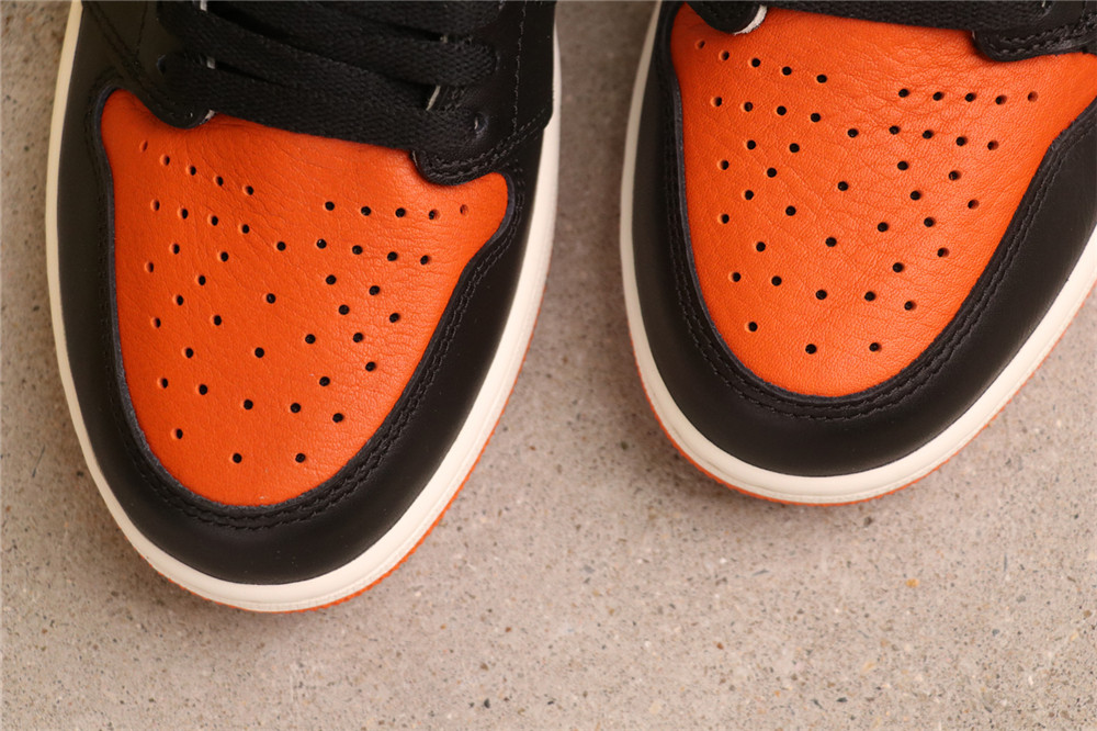 USD$79 Air Jordan 1 Shattered Backboard 555088-005 黑扣碎 Size 40-47.5