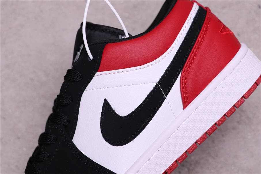 31USD Air Jordan 1 Low Black Toe 553558-116 36-45