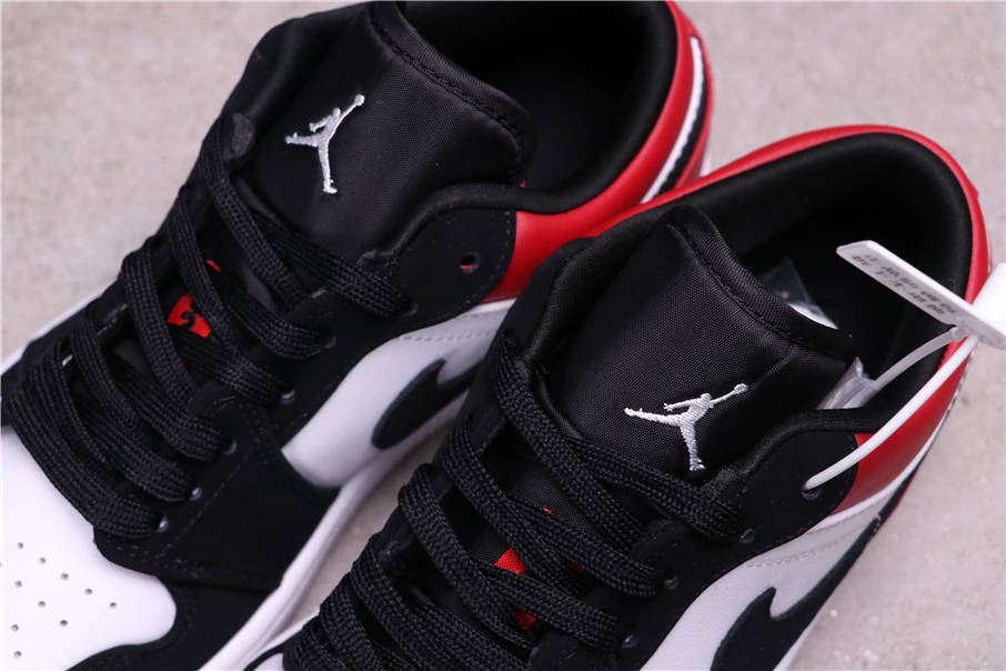 31USD Air Jordan 1 Low Black Toe 553558-116 36-45