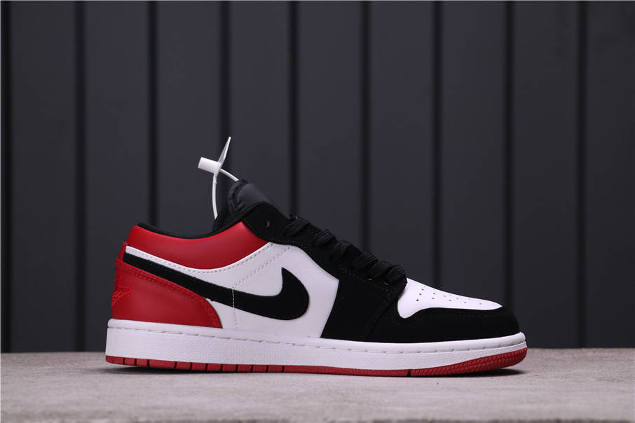 31USD Air Jordan 1 Low Black Toe 553558-116 36-45