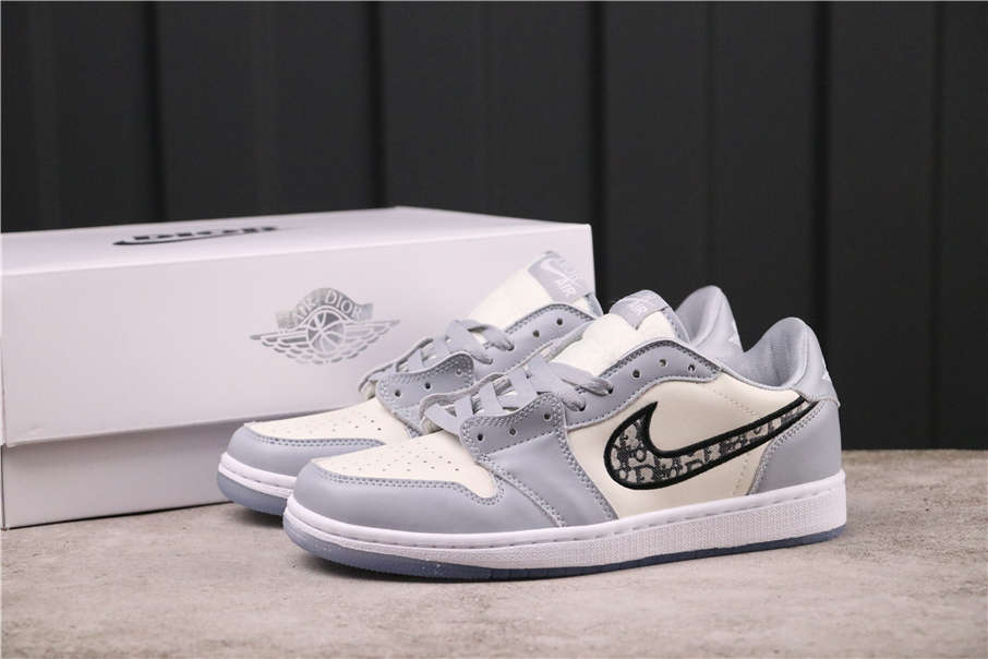 36USD Dior x Air Jordan 1 Low CN8608-002 36-45