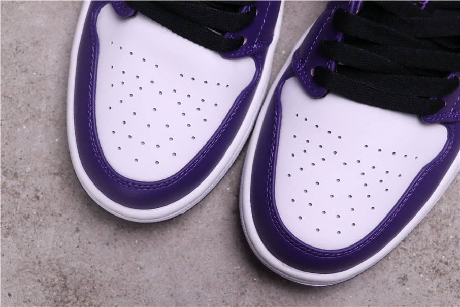 44usd Air Jordan 1 Low Court Purple 553558-500 36-46
