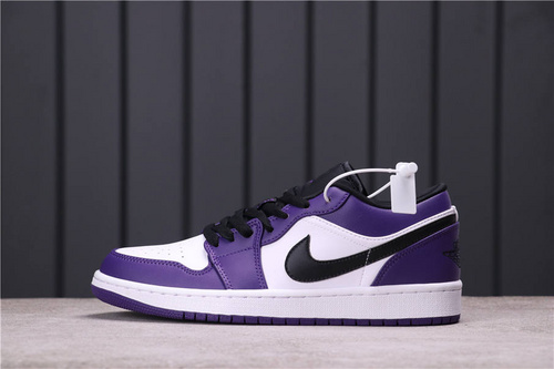 44usd Air Jordan 1 Low Court Purple 553558-500 36-46