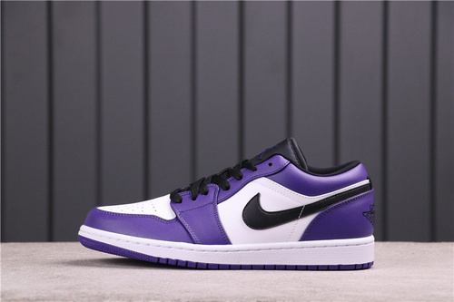 49USD AJ1 Air Jordan 1 Low Court Purple 553558-500 Size 36-46
