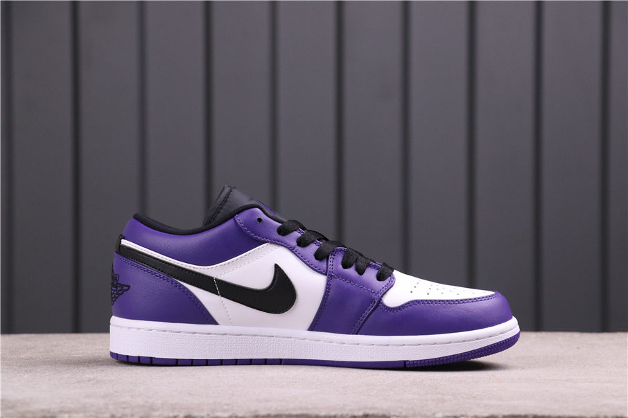 49USD AJ1 Air Jordan 1 Low Court Purple 553558-500 Size 36-46