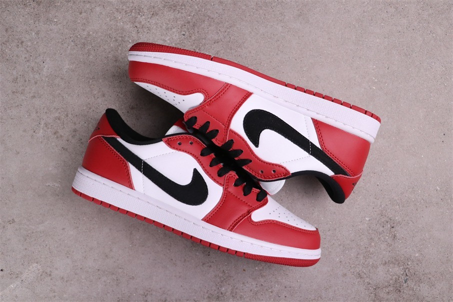 49USD Air Jordan 1 Low OG Chicago 705329-600 Size 36-46