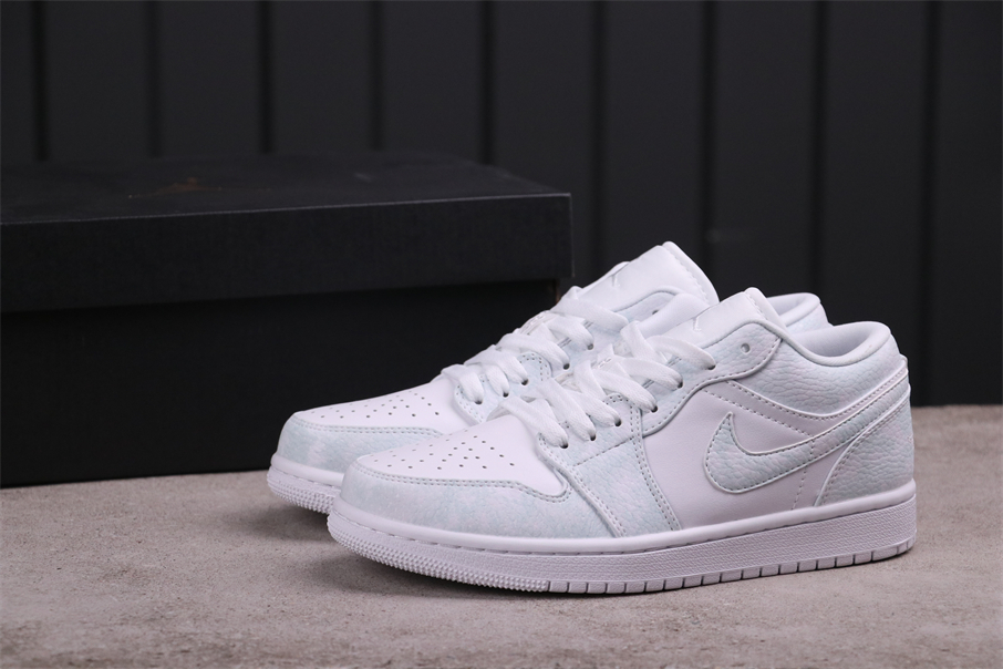 49USD Air Jordan 1 Low Triple White 553558-130 Size 36-46