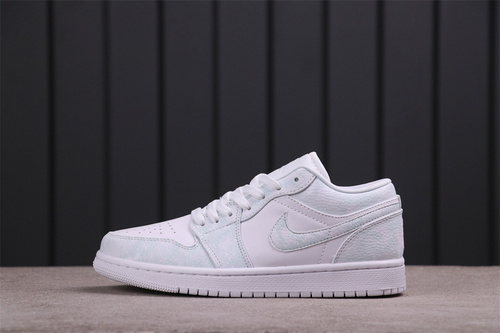 49USD Air Jordan 1 Low Triple White 553558-130 Size 36-46