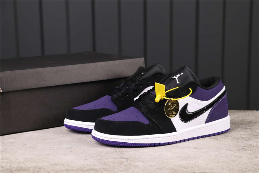53USD Air Jordan 1 Low Court Purple 553558-125 36-46