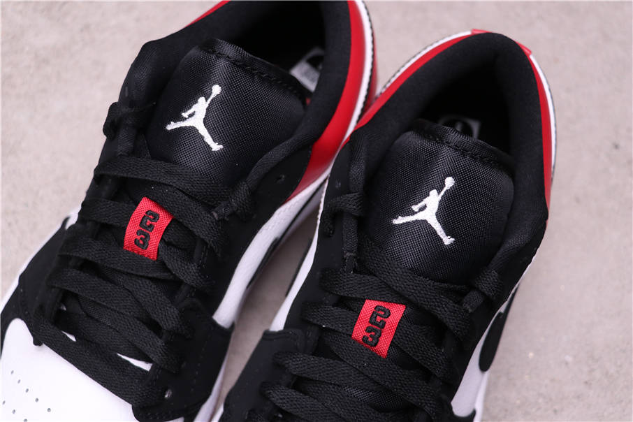 58USD Air Jordan 1 Low Black Toe 553558-116 40-46
