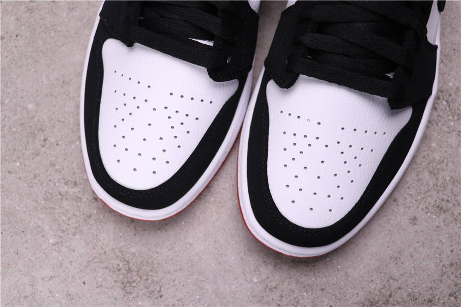 58USD Air Jordan 1 Low Black Toe 553558-116 40-46