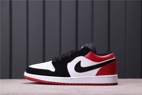 58USD Air Jordan 1 Low Black Toe 553558-116 40-46