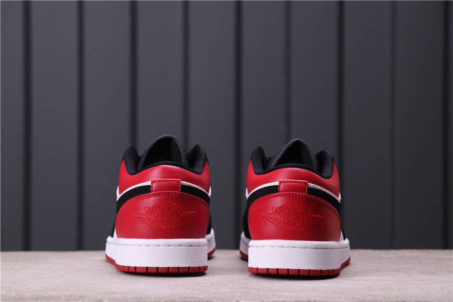 58USD Air Jordan 1 Low Black Toe 553558-116 40-46