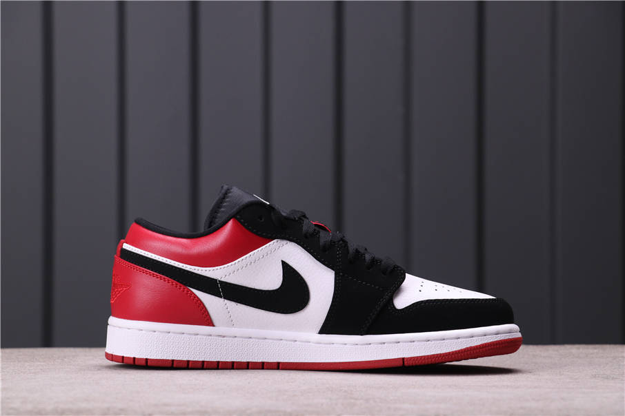 58USD Air Jordan 1 Low Black Toe 553558-116 40-46
