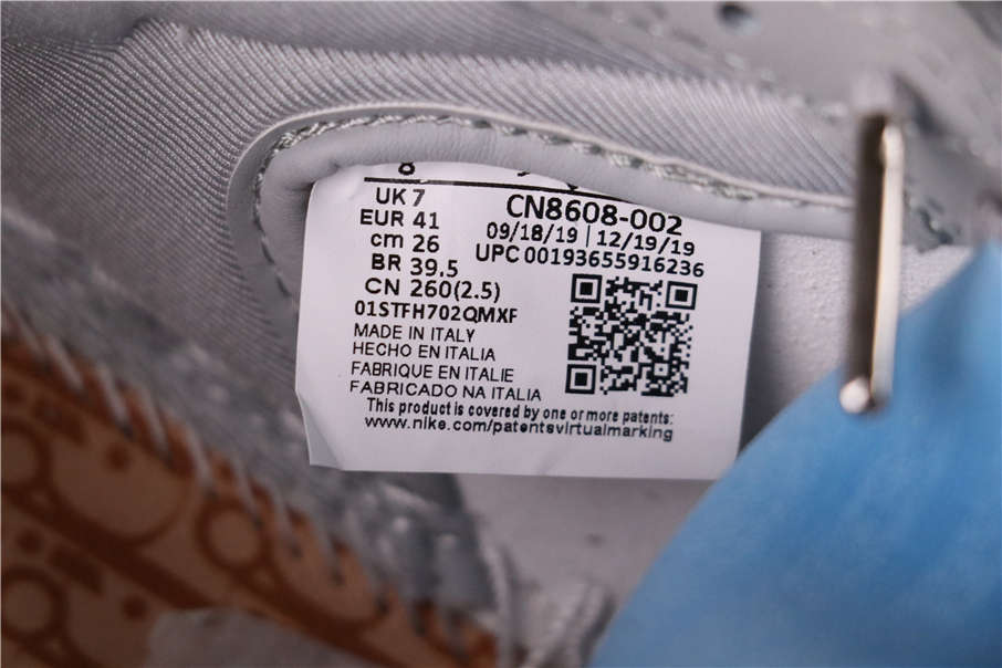 78USD Dior x Air Jordan 1 Low CN8608-002 36-46
